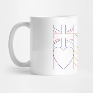 Pop Art Lines - UK Mug